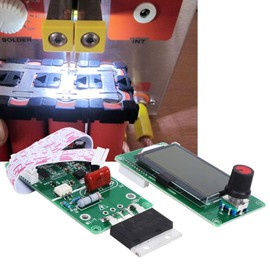 Spot Welder Module 9-12VAC 100A Time Control Welding Module Digital LCD Spot Welder Double Pulse Encoder