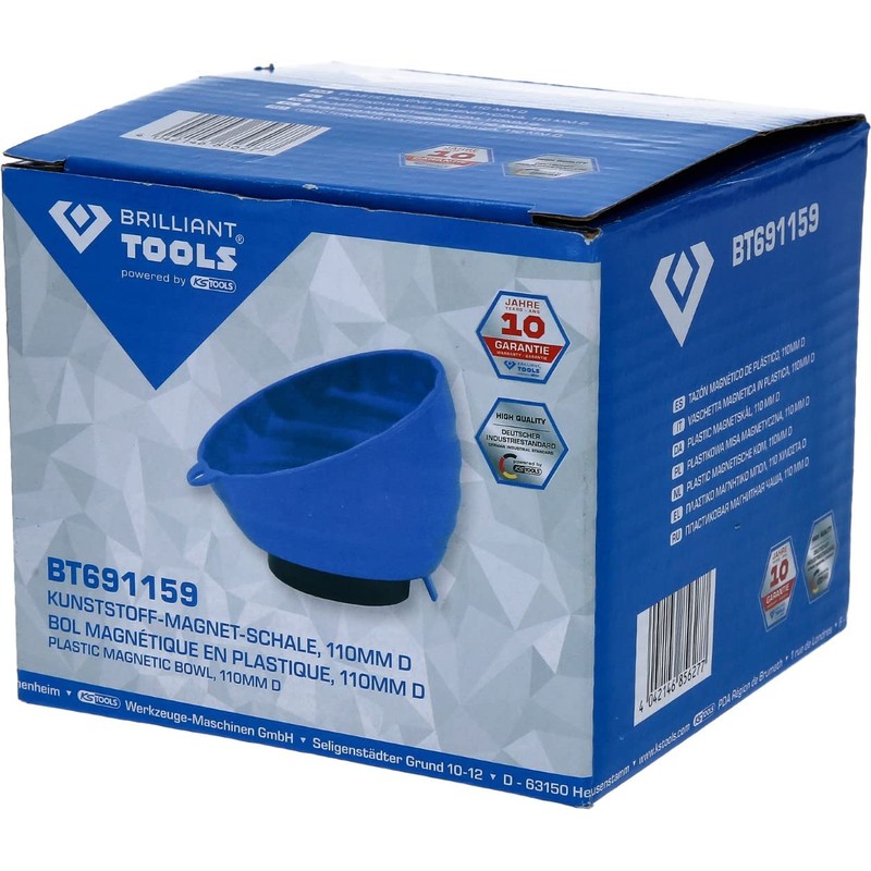 BRILLIANT TOOLS BT691159 Plastic Magnetic Tray 110 mm D [Powered