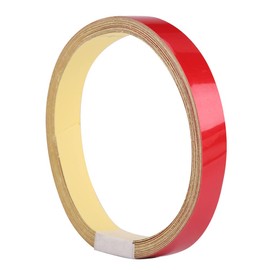 Reflective Tape, Car Warning Sticker PVC Universal Durable for Bicycle for Motorcycle (Red)