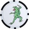 Golf Marker with Hat Clip Magnetic Double Sided Design Green