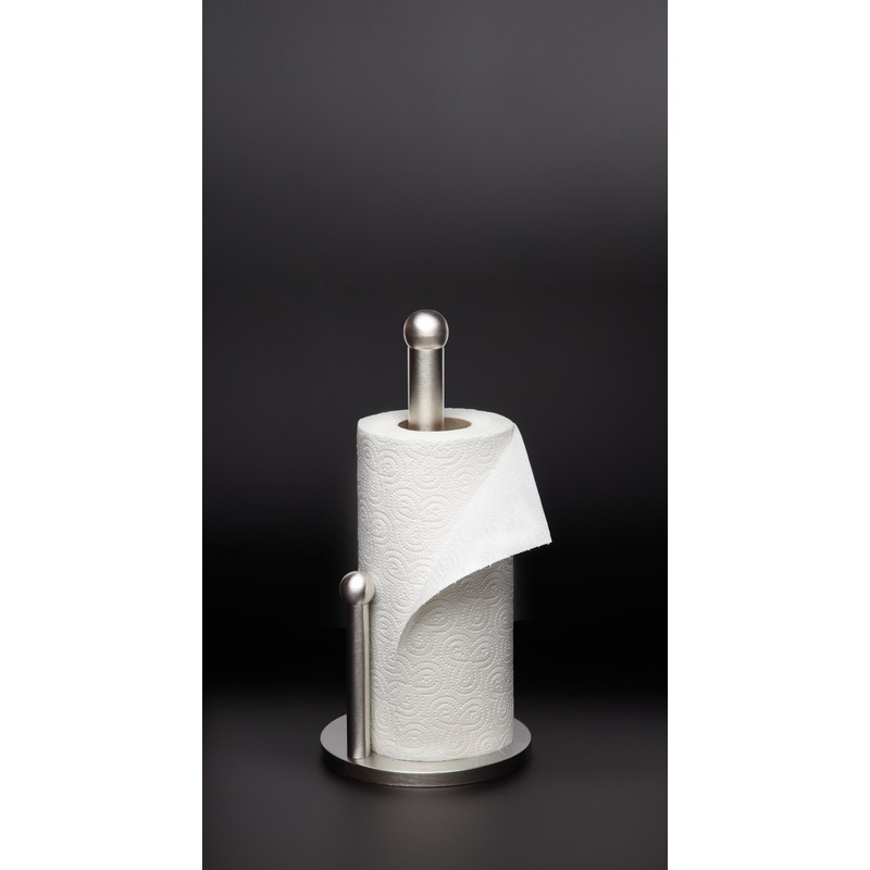 MasterClass Free-Standing Stainless Steel Kitchen Towel Holder, 32 cm (12.5")