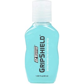2Toms GripShield, Non-Sticky Grip Enhancer, Dry Grip Solution for Sweaty Hands, Tennis, Pickleball, Golf, Pole Dancing, and Gaming, 1.5 Ounce Bottle