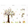 DaraBaby Vinil Decorativo Infantil Sala Cuarto Árbol Con Changos 123