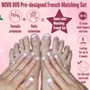 NOVO OVO French Tip Hand and Toe Nail Tips Press
