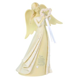 Enesco Foundations Wedding Angel Figurine, 9 Inch, Multicolor