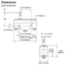 Baomain 2PCS Z-15GS-B3 General Purpose Basic Switch, Slim Spring Plunger,