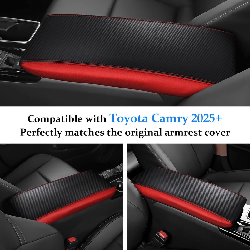 REMOCH Center Console Armrest Cover for Camry Accessories 2025 2026
