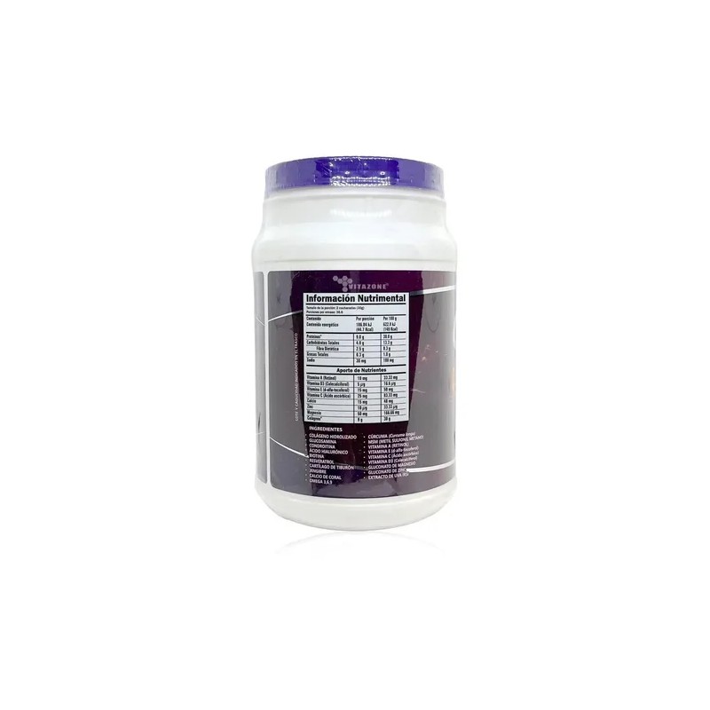 Colágeno Hidrolizado Glucosamina Biotina Uva 2 Botes De 1.1