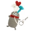 Macaroni Edge Yarn Mascot Keychain Monster Keychain Holder Key Storage