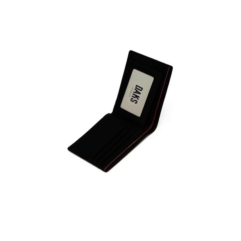 Daks (신세계강남점)DBWA5E860N2 25SS네이비 짜임패턴 소가죽 반지갑 (DBW) DBWA5E860N2 25SS Navy