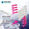 VIKETECH 21" Offshore Squid Daisy Chain Trolling Teaser Rig for