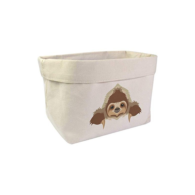 Azeeda Large 'Resting Sloth' Canvas Organiser/Storage Bag (OR00008239)