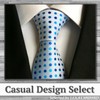 LEX STANDARD NA004 Men's Necktie, Solid Dots, Suit, Casual, Business,