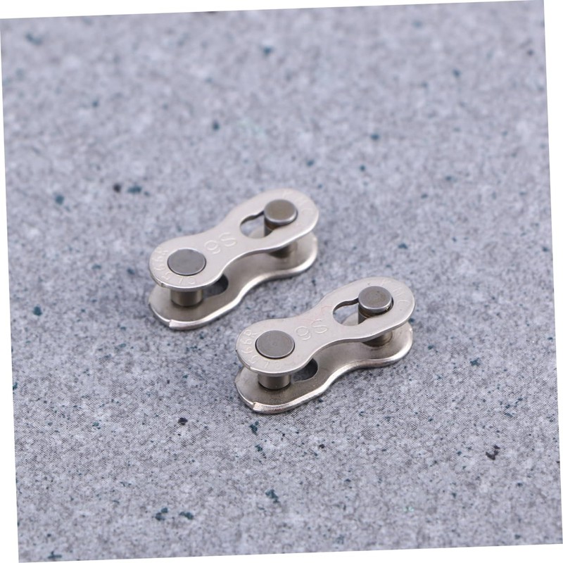 Kisangel 2sets 10 Speed Bike Chain Missing Link Stainless Steel