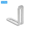 sourcing map 6Pcs Adjustable L-Shape Corner Brace with Slot, 2.28