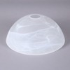 Lamp Glass White Diameter 250 mm Alabaster Glass E27 Replacement