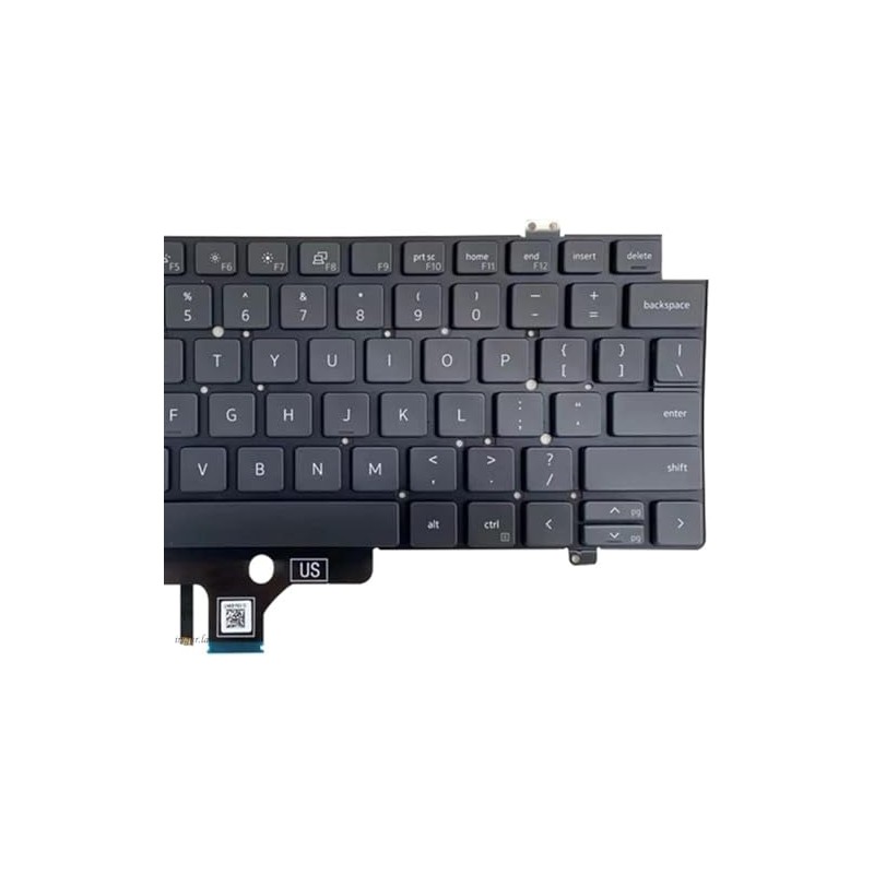 Tiugochr Laptop Replacement US Layout Backlit Keyboard for DELL Latitude