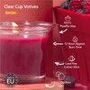 HYOOLA Clear Cup Scented Votive Candles - Berries - 12