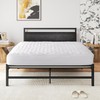 Waterproof Quilted Mattress Protector Microfiber Hypoallergenic 30 cm Deep Elastic