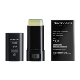 SHISEIDO MEN SPF50+ PA++++ Citrus Woody Clear Stick UV Protector, Sunscreen, 0.7 oz (20 g)