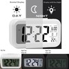 DTL Digital Alarm Clock LED Display with Temperature Big LCD