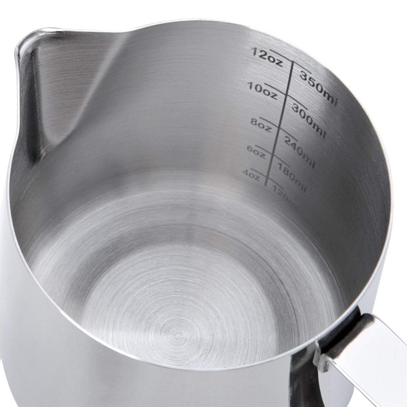 HOFASON Stainless Steel Milk Frothing Pitcher Cappuccino Pitcher Pouring Jug