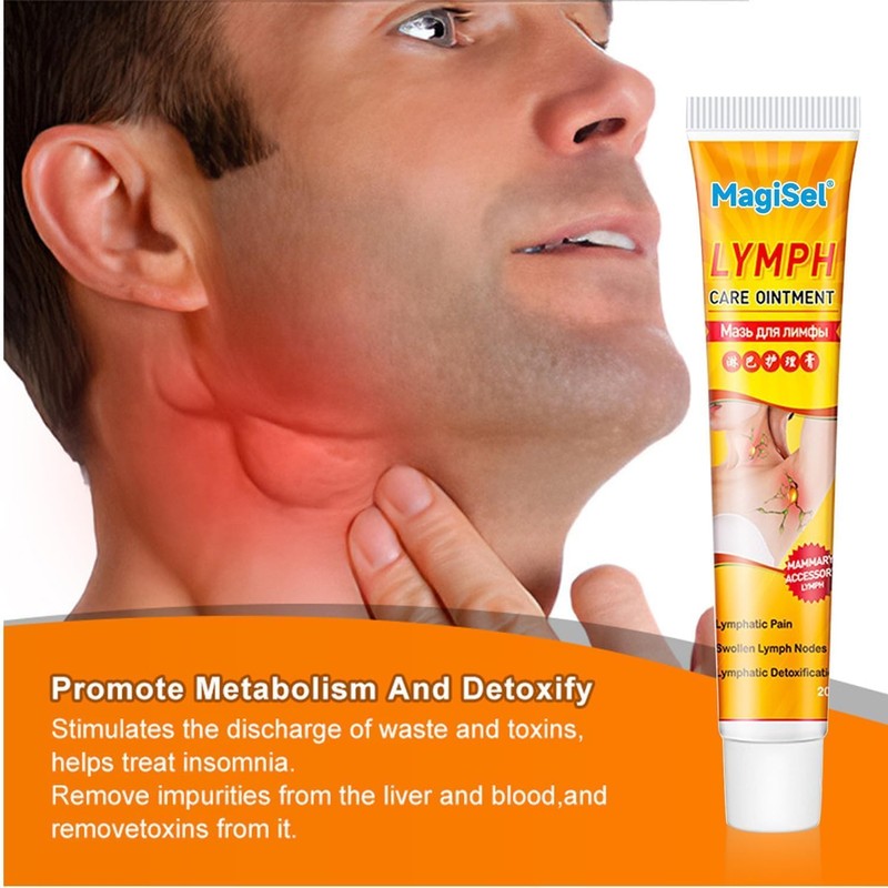 Lymph Nodes Herbal Detox Cream, Lymphatic Care Ointment, Lymphatic Drainage