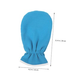 Ipetboom Moisturizing Gloves Essential Oil Gel Reusable Washable Exfoliating Mittens for Hands