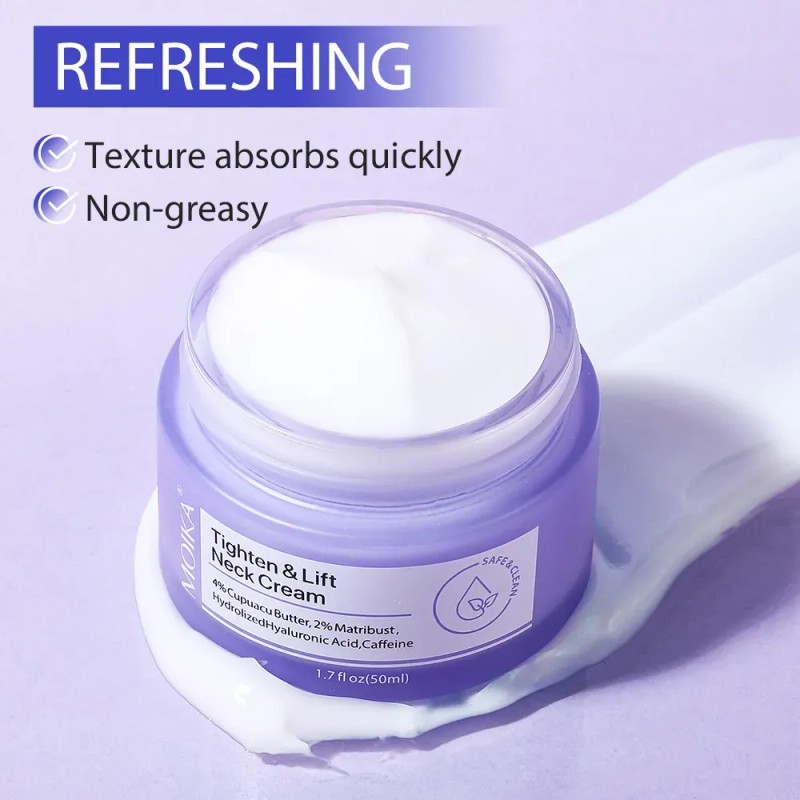 Crema Reafirmante Antiarrugas, Hidratante, Tensa El Cuello