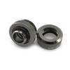 XSPC G1/4" to 14/10mm PETG Triple Seal Fitting Black Chrome