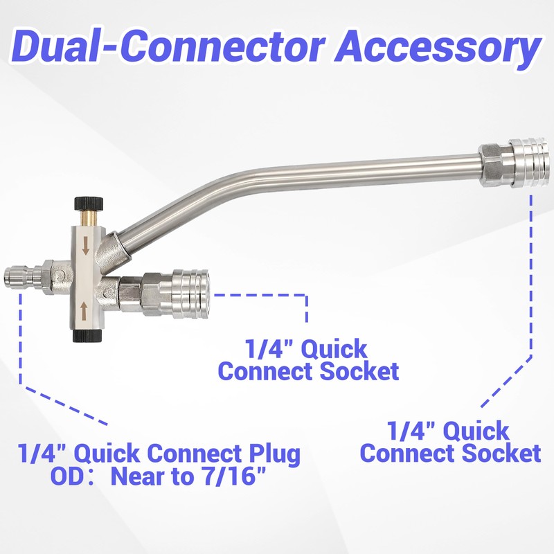 Tool Daily Foam Cannon for Pressure Washer with Double Tip