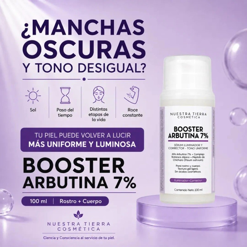 Booster Arbutina 7% Manchas Rostro Cuerpo 100ml