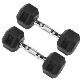 Venbytech for Hex Dumbbells Strength Training Workout Equipment Set, 10 lbs