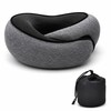 Memory Foam Travel Neck Pillow for Airplane Rest – Signature
