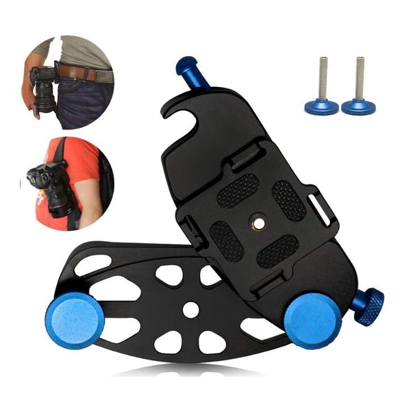 Camera Holder Clip Backpack Mount Belt Clip Quick Release Aluminum