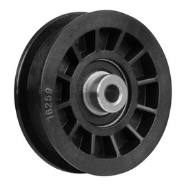 Fourtry 194327 Flat Idler Pulley Fit for Craftsman Riding Mower - Flat Pulley Fit for HU Ariens Poulan Craftsman YT4000 YS4500 Lawn Tractor with 42" 54" Deck, Replace 532194327 280-6630