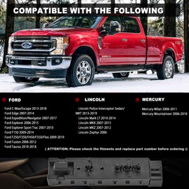 10 Way Power Seat Switch Replacement for Ford Explorer Expedition F150 F250 F350, Lincoln MKX MKZ, Left Driver Side Power Seat Adjust Switch,Replace OE# 9L3Z-14A701-FB 6L2Z14A701FAA SW7260