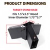 ZSHIGANMA 2x4 Steel Target Stand Base and Target Hanger Mounting