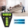 Mini Spirit Level for Caravan and Motorhome Levelling, Black, Portable
