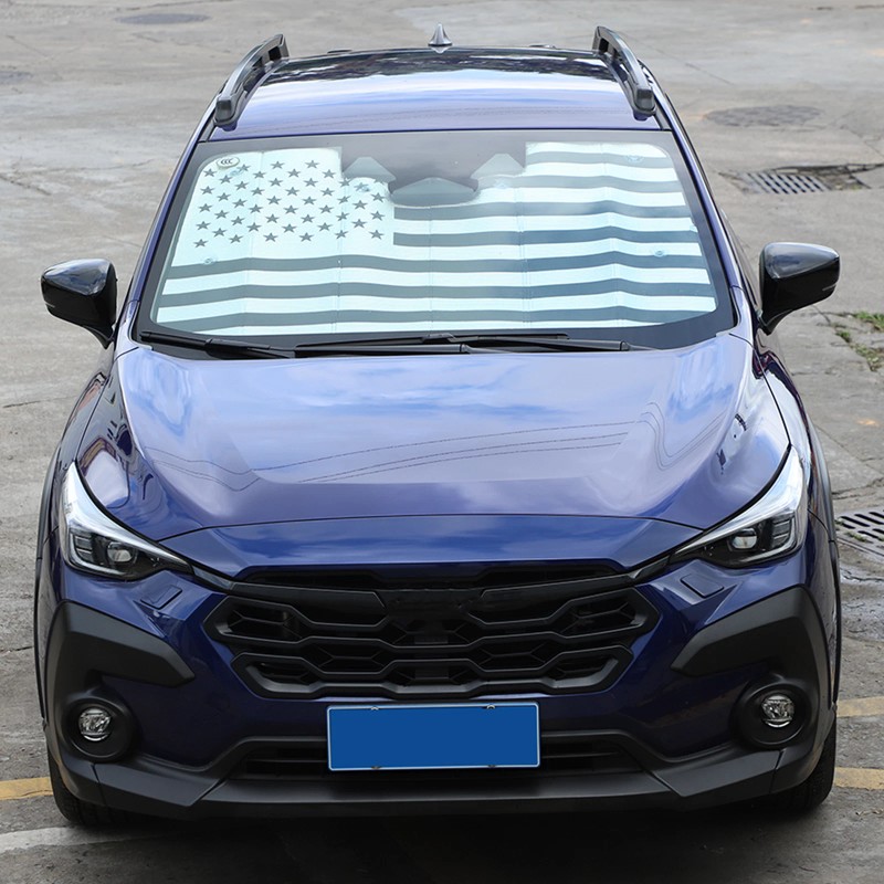 Ynei American Flag Windshield Sun shade UV Block Fits 2023-2025