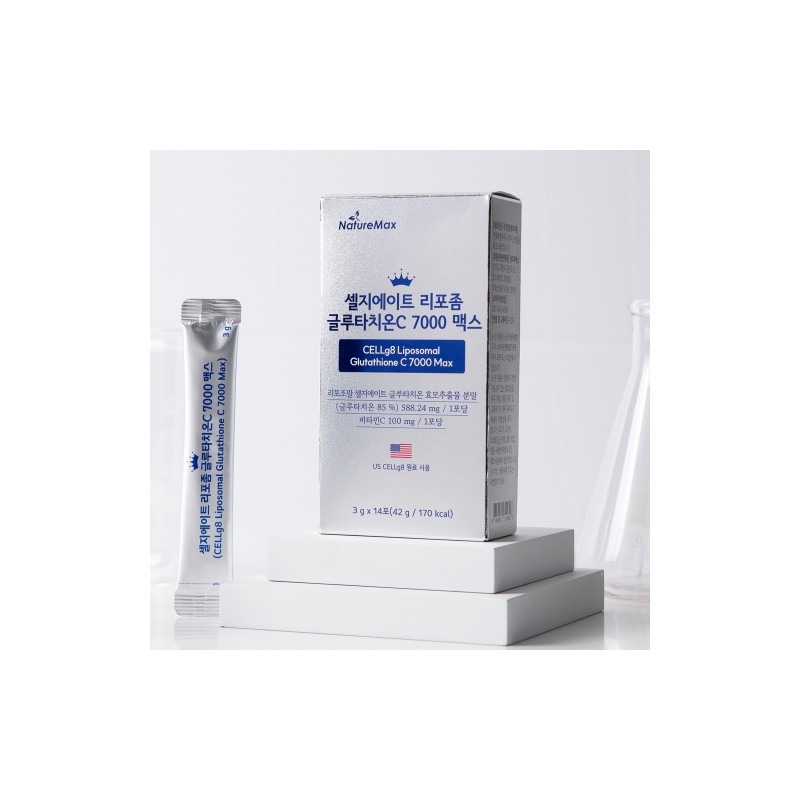 Naturemax Cellgiate Liposomal Glutathione C7000 Max 3g x 14 Sticks