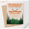 Hunting Retirement Party Invitation, Modern Retirement Party Invites, Your choice
