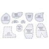 BROLEO Teddy Bear Sewing Patterns Pack of 10 Reusable Home