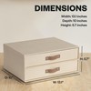 Bigso Birger 2 Drawers - Desktop Drawers for A4 and
