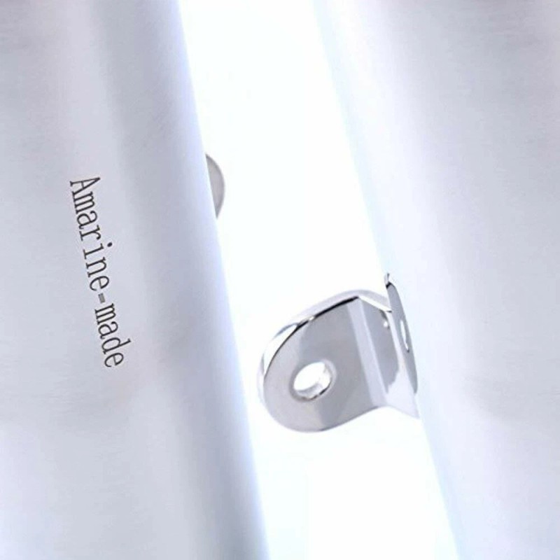 Amarine Made 2Pcs Boat Fishing Rod Holder Stainless Steel Side