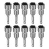 HARFINGTON 10pcs Hex Nut Driver Drill Bit 1/2" 6-Point Socket