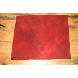 Unbranded Garnet red HAND DYED RUG HOOKING WOOL Dyed  over 1/8 yard
