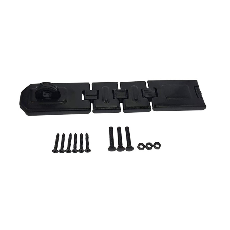 QCAA Extra Heavy Duty Concealed Safety Hasp, Flexible Link, with