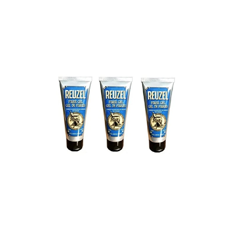 RUSOT REUZEL Pomade Fiber Gel, 3.4 fl oz (100 ml)