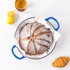 Blue Enamel Cast Iron Bread Pan - Healthy & Safe,
